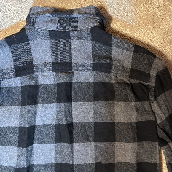 American Eagle Plaid Flannel Button Down - Picture 5 of 5